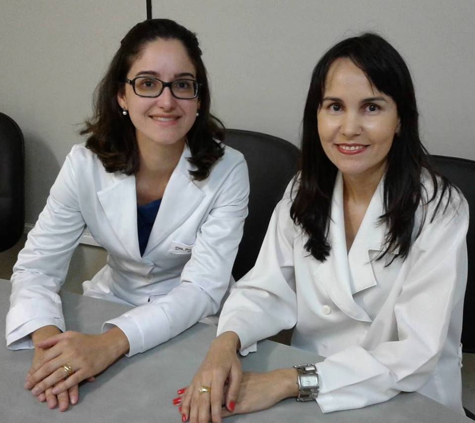 Dermatologistas Ana Luíza e Martha Débora. Foto: Andreza Azevedo/HU