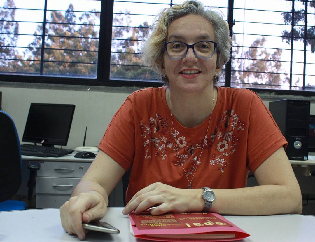 Professora de Artes Visuais, Marjorie Garrido. Foto: Talisson Souza/Rádio UFS